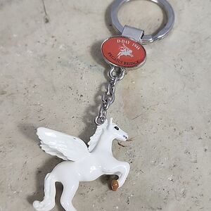 Vintage D Day Pegasus Bridge Keychain